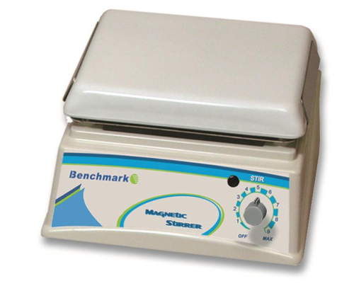 Analog Magnetic Stirrer, 7.1 in. x 7.1 in., 230 V, Benchmark Scientific, H4000-S-E