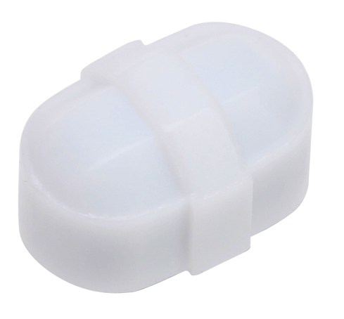 Octagon Spinbar Magnetic Stirring Bars, ( 1/2 x 5/16 in. ), PTFE, with Molded-On Pivot Ring.