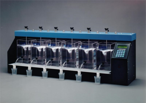 Phipps & Bird Programmable Jar Tester 6-Place with 1 L Glass Beakers, Phipps & Bird, 7790-900, (Shown with Acrylic Jars)