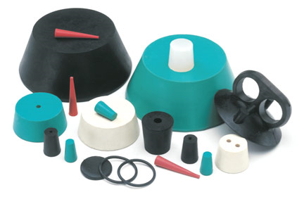 Stopper, Size 8, Solid, Green, Neoprene Rubber,Made with Fine Quality Rubber, Suitable for Practically all Laboratory Purposes, 1 lb./PK, Prince Rubber and Plastics, GNS-SOLID