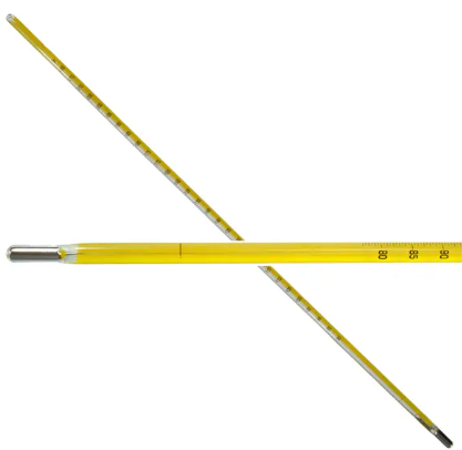 Thermometer, Non-Mercurial, -10 to 260 Degrees C, Partial Immersion (76 mm), 1 Degree Subdivision