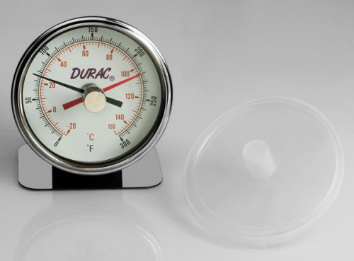 H-B DURAC Maximum Registering / Autoclave Bi-Metal Thermometer, -20 to 150 degrees C (0 to 300 degrees F), Bel Art, B61315-0000
