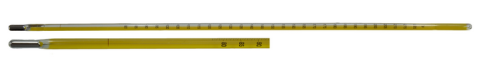 General Laboratory Non-Mercury Thermometers - Red Spirit, -20 to 150°C & 0 to 300°F, 76mm Immersion, 305mm