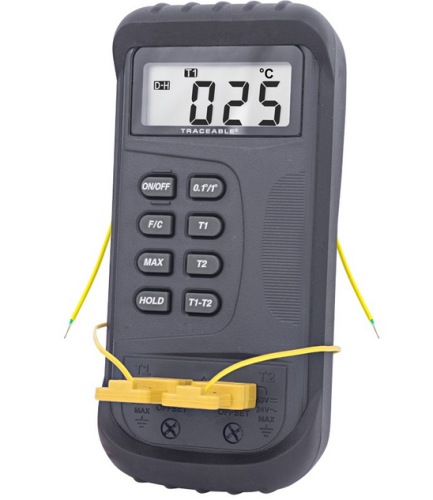 2-Channel Traceable Thermometer, Cole-Parmer, 91210-31