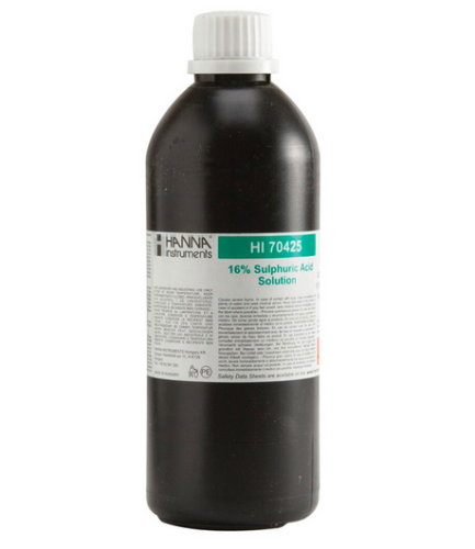 Sulfuric Acid Reagent 16%, 500 mL, Hanna Instruments, HI70425
