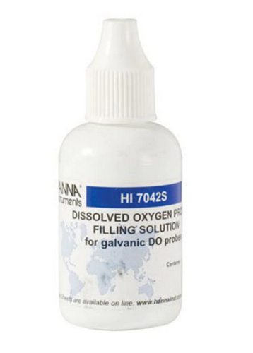 Electrolyte Solution for Galvanic Dissolved Oxygen Probes, 30 mL, Hanna Instruments, HI7042S