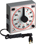 Model 171 60-Minute General Purpose Timer, Accurate and Durable, 60-Minute with Sturdy Case and Protective Covers to Prevent Corrosion, Two Three-Wire Outlets Allow Automatic Switching of External Devices, GraLab 171