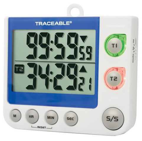 Traceable Model 5017 Flashing LED Big-Digit Dual Channel Timer, Antylia, 5017