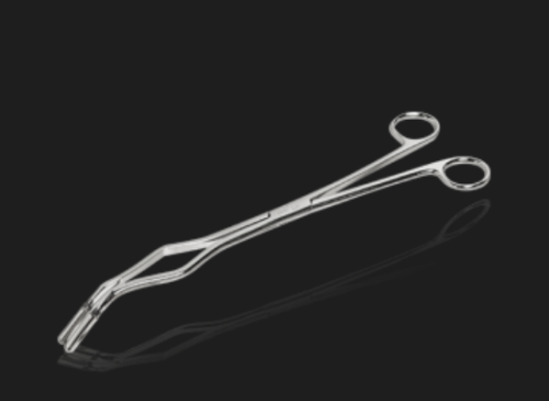Large Crucible Tongs, Stainless Steel with Platinum Tips, 500 mm Length, TGS500