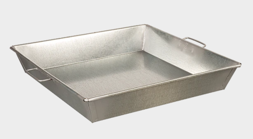 Moisture and Immersion Pan, 36 x 36 x 3 in. (914 x 914 x 76 mm) with Tapered Sides, Humboldt, H-3728