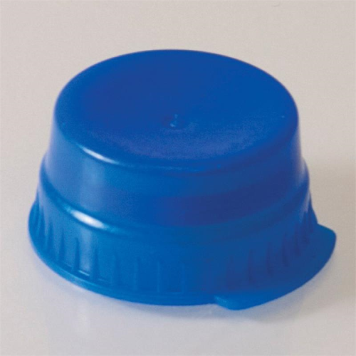 Blue Polyethylene Snap Cap with Single Thumb Tab for Glass or Plastic Culture Tubes, 16 mm, 1000/CS, Globe Scientific Inc., 113148B