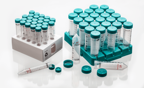 Centrifuge Tube, Polypropylene, SuperClear, with Screw Cap, Non-Sterile, 15 mL.
