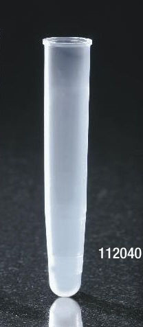 Centrifuge Tube, 16 x 100 mm (12 mL), PP, Conical Bottom, 500/PK