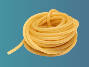 Rubber Tubing, Latex, Amber, 3/16 in. x 1/8 in., Non-toxic and Has Smooth Walls