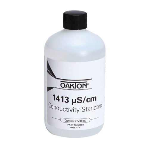 Conductivity Solution, 1413S/cm, All Calibration Solutions Have a Certificate of Analysis Available, Cole-Parmer Instrument Company, WD-00653-18 (Non-Regulated)