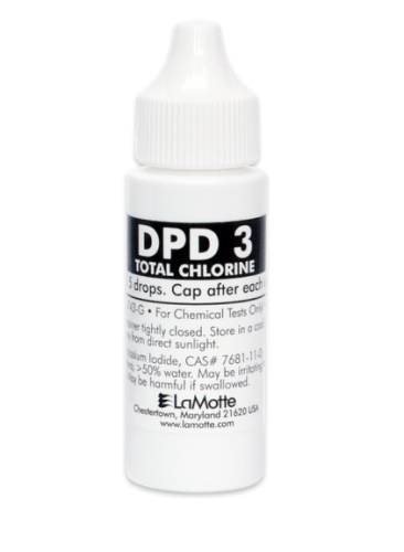 DPD 3 Total Chlorine Liquid Reagent, 30 mL, LaMotte, P-6743-G
