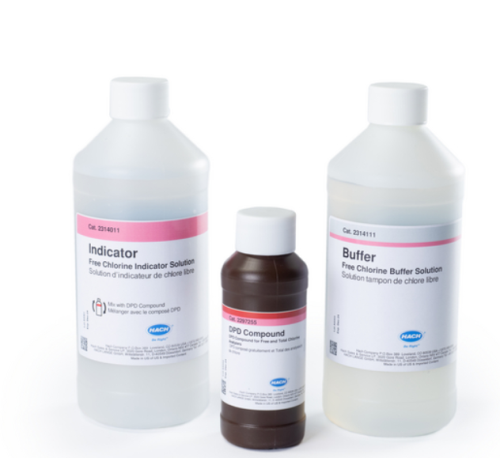 Free Chlorine Reagent Set for Chlorine Analyzer CL17/CL17sc, 2556900