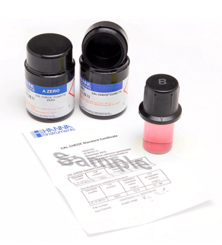 CAL CHECK Standards Cuvette Set for pH (Non-Regulated), Hanna Instruments, HI96710-11