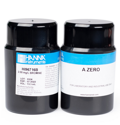 CAL CHECK Standards Cuvette Set for Bromine, (Non-Regulated), Hanna Instruments, HI96716-11