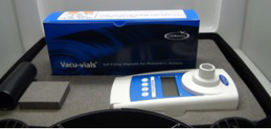 Peracetic Acid Photometer (SAM) Kit, 30 Tests, 0-5.0 ppm, Chemetrics, Inc., I-2020, Non-Regulated