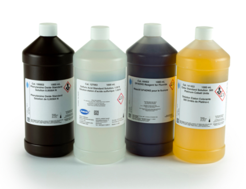 Potassium Iodide-Iodate Standard Solution 0.00125 N (equivalent to 10 mg/L DO), 500 mL, HACH 40419