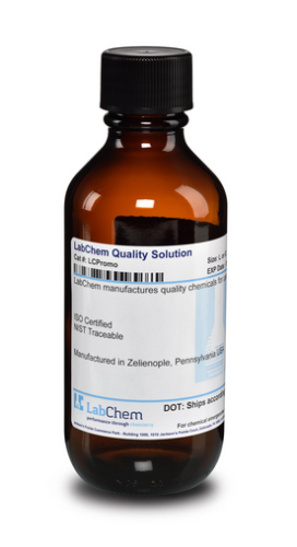 Eriochrome Black T in Methoxyethanol, for Hardness, 500 mL Amber Glass Bottle, Labchem, LC140401