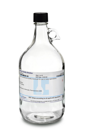 Hydrochloric Acid, 6.0 N (6.0 M), 2.5 L Clear Glass Bottle, Labchem, LC153703