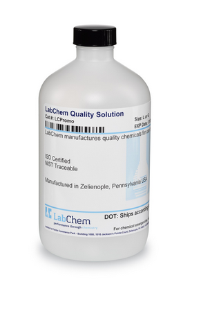 Fluoride Standard, 100 ppm (1 mL = 0.1 mg F-), 500 mL Poly Bottle, Labchem, LC145801