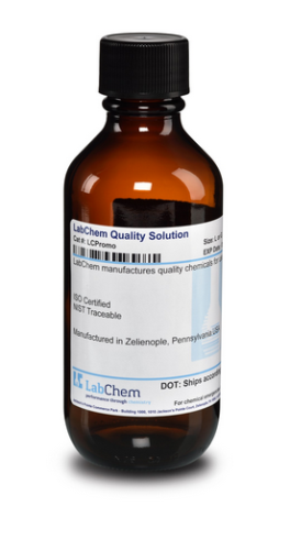 Acetic Acid, Glacial, 500 mL Amber Glass Bottle