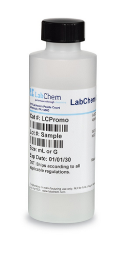 Bromophenol Blue 0.1% Aqueous, pH 3.0 to 4.6 Yellow to Blue, Labchem, LC120307
