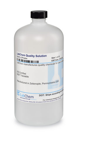 Methyl Orange, 0.05% Aqueous, pH 3.2 - 4.4 Red to Yellow, 1 L Poly Bottle, Labchem, LC170002