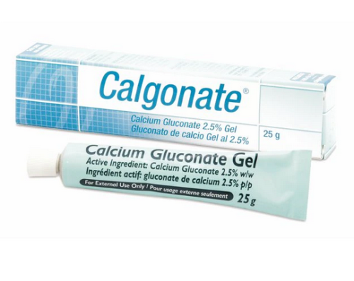 Calgonate Calcium Gluconate Gel, 25 g Tube for Hydrofluoric Acid Burns, CalGel25