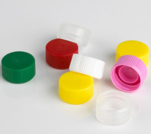 Screw Cap for Microtube, No O-Ring, Green, Non-Sterile, 1000/PK, Globe Scientific, 111672G