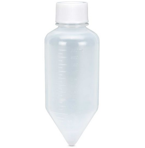 Centrifuge Tube, 250 mL Large Volume, Attached White Screw Cap, Polypropylene, STERILE, 48/CS, Globe Scientific, 6336