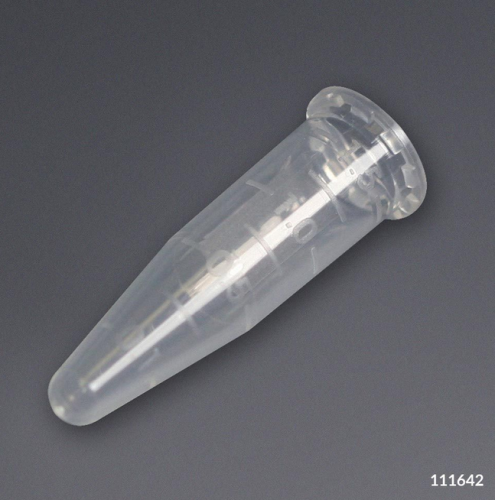 Microcentrifuge Tube, 1.5 mL, Polypropylene, No Cap, Graduated, Natural, Non-Sterile, 10000/CS (10 Boxes of 2 Bags of 500), Globe Scientific, 111642