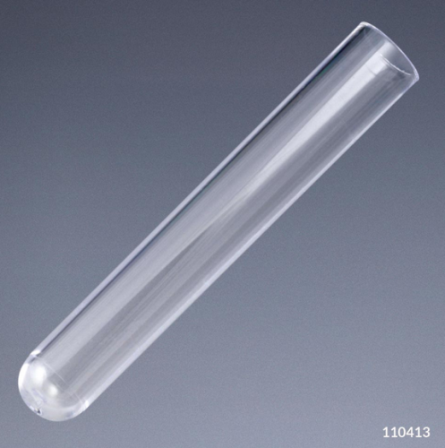 Test Tube, 12 x 75 mm, 5 mL, Polystyrene, 1000/CS (4 Boxes of 250), Globe Scientific, 110413