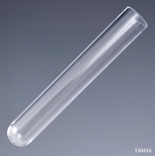 Test Tube, 12 x 75 mm, 5 mL, Polystyrene, 1000/CS, Globe Scientific, 110416