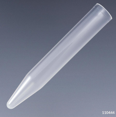 Test Tube, 12 x 75 mm, 5 mL, Polypropylene, Conical Bottom, 2000/CS (8 Bags of 250), Globe Scientific, 110444