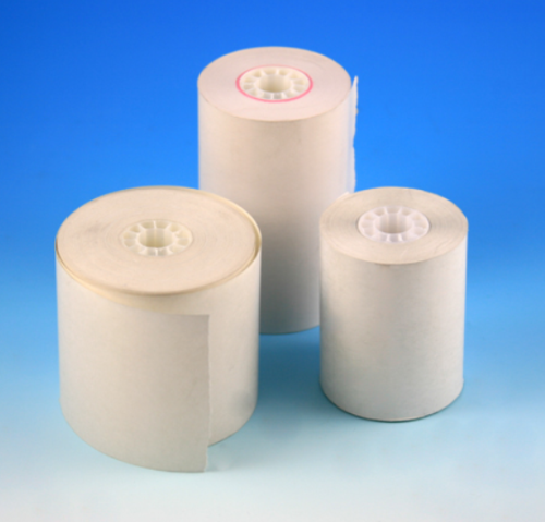 Thermal Printer Paper, 58 mm Wide x 45 mm Diameter x 80 ft Length, 5/CS, Globe Scientific, 7146-05