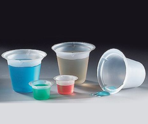 Beaker, Disposable, Polystyrene (PS), 50 mL, 500/CS, Globe Scientific, 3604