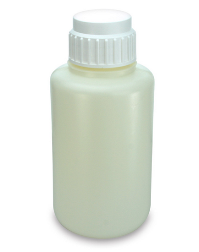 Vacuum Bottle, Narrow Mouth, Heavy Duty High-Density Polyethylene (HDPE) Bottle, White Polypropylene (PP) 83 mm Screw Cap, 4 L (1.0 Gallons), EA, Globe Scientific, 7094000