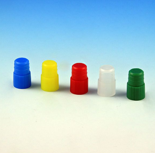 Cap, Plug, 12 mm, White, Polyethylene (PE), 20000/CS (20 Bags of 1000), Globe Scientific, 118139W