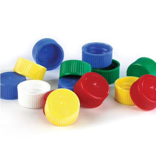 Screw cap, Yellow, for 5 mL and 10 mL Transport Tube, Polypropylene (PP), 1000/PK, Globe Scientific, 6103-CAP-Y