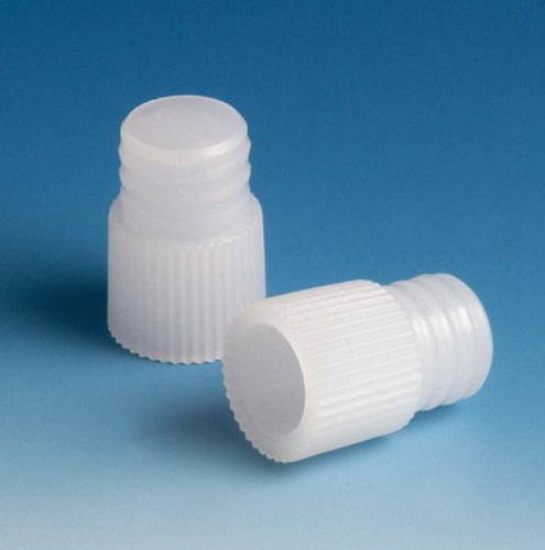 Cap, Plug, 11 mm, Natural, Polyethylene (PE), 1000/Pack, Globe Scientific, 112430