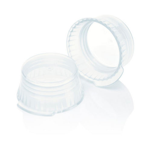 Snap Cap, Translucent Clear, Low Density Polyethylene (LDPE) for 16 mm Glass and Evacuated Tubes, 1000/Pack, Globe Scientific, 113144C