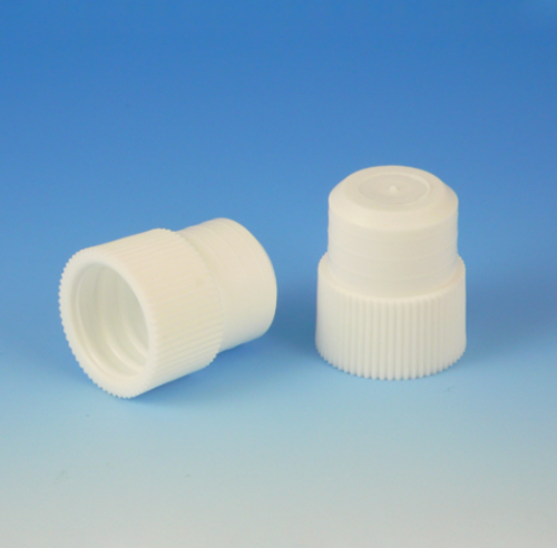 Cap, Plug, 16 mm, Yellow, Polyethylene (PE), 10000/CS (10 Bags of 1000), Globe Scientific, 116142Y