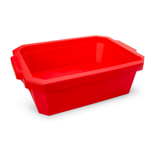 Ice Tray with Lid, 9 L, Red, Globe Scientific, 455025R