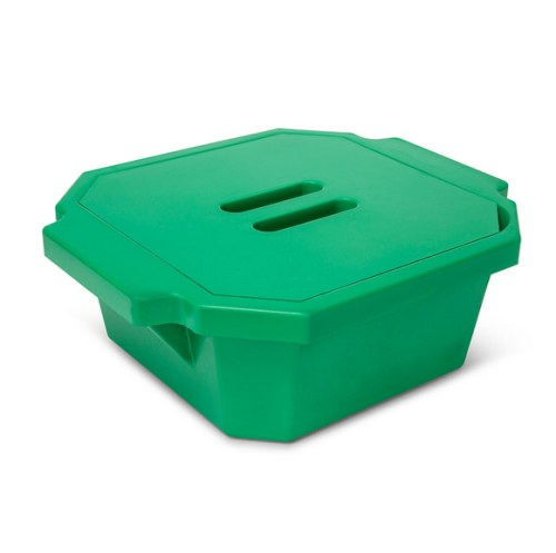 Ice Bucket with Cover, 2.5 L, Green, Globe Scientific, 455010G