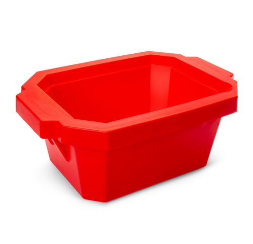 Ice Tray with Lid, 4 L, Red, Globe Scientific, 455023R