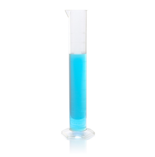 Cylinder, Measuring, Diamond Essentials, Class A, PMP, Molded Graduations, Tall Form, 1000 mL, EA, Globe Scientific, 3705-1M